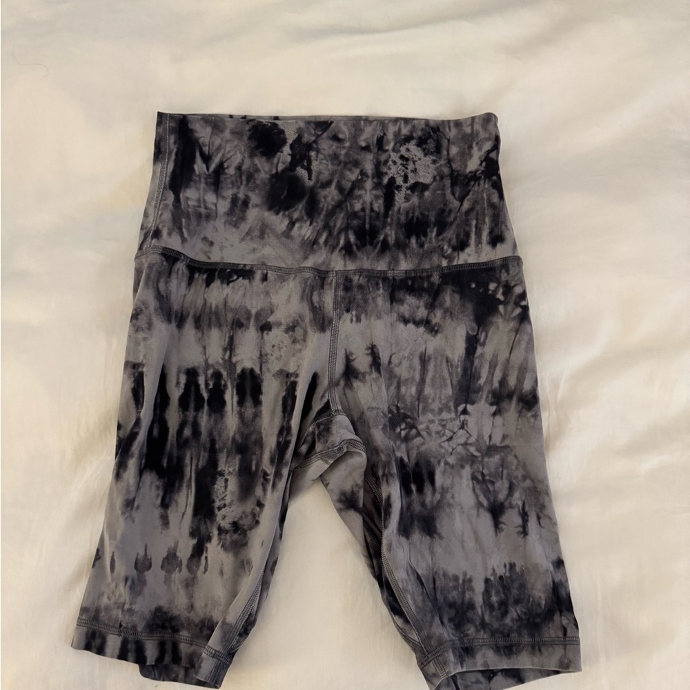 Lululemon Tie-Dye High-Waisted Biker Shorts
